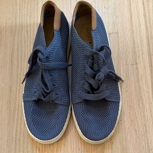 Lucky Brand Women's Blue Knit Sneakers